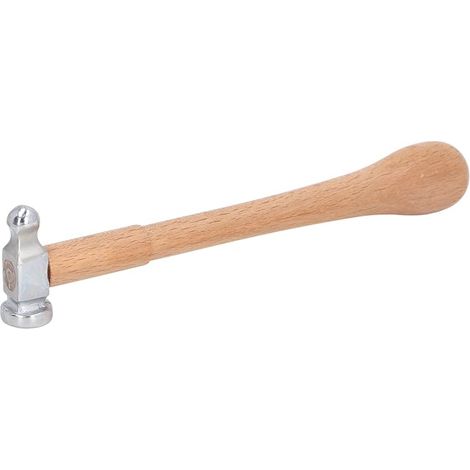 Round Pein Hammer, High Carbon Steel Jewelry Hammer, Wooden Handle, Round Claw Hammer, Planing Hammer, Double Sided Chasing Hammer (1/5)