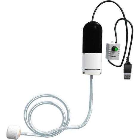 Pompe à air réglable pour aquarium, pompe à oxygène USB pour aquariums et bassins, pierre à air Luf (1/5)