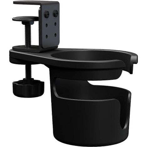 Support rotatif pour tasse à eau, idéal pour le bureau ou le rangement de boissons (café, etc.). Fixation sur pied pour éviter que la tasse ne se renverse. (1/5)