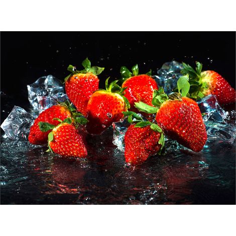 Planche à découper en verre trempé 30 x 22 cm Fruits (1/5)