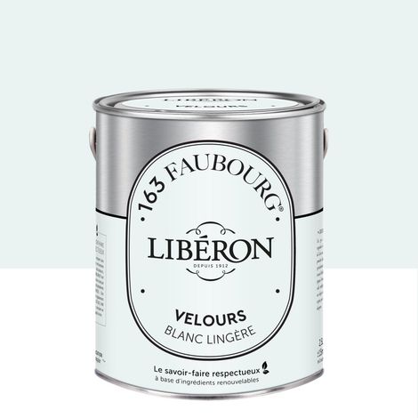 Pintura multisuperficie blanco lino 163 Faubourg Libéron terciopelo 2,5 l LIBERON (1/3)