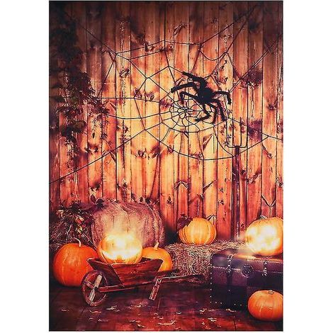 1 toile de fond pour décorations d'Halloween (1/3)