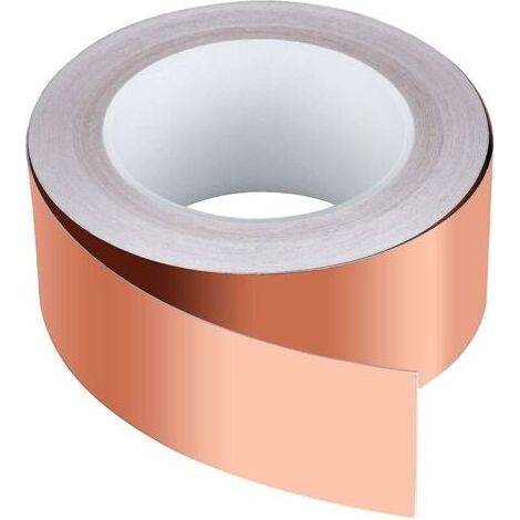 Ruban Cuivre Répulsif Anti-Limaces 50 Mm X 20 M, Protection Autocollant Escargot - Blindage Emi, Ruban Feuille De Cuivre Contre Les Escargots (1/4)