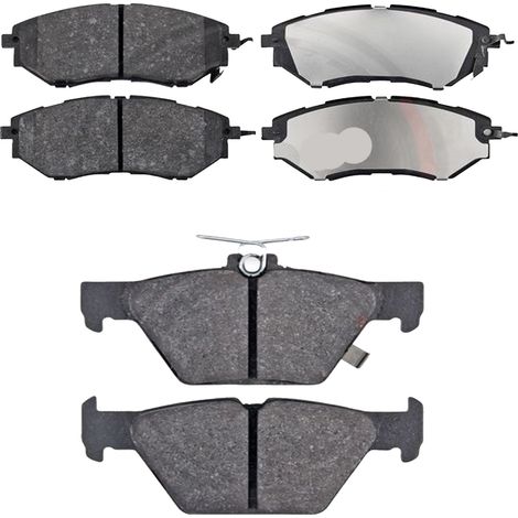 KIT PASTIGLIE FRENO ANTERIORI E POSTERIORI compatibile con MITSUBISHI ASX (GAW) / PASTIGLIE FRENANTI AUTO OEM P 54 030 ,P 61 111 / SOSTITUZIONE DIRETTA / BASSA POLVERE / SILENZIOSO