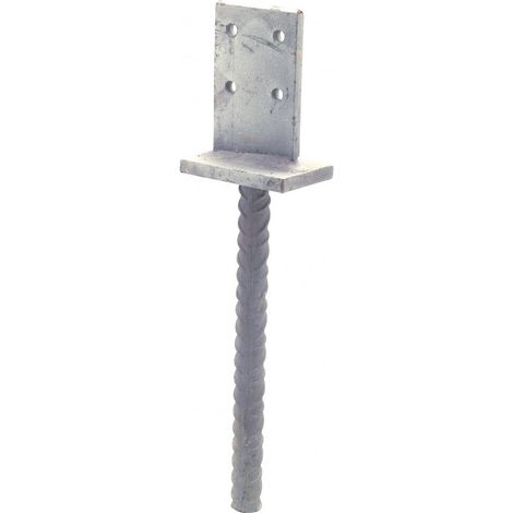 Simpson Strong Tie – Pied de poteau âme à sceller 60x90mm – épaisseur 10mm – pour béton armé – ancrage durable et protection contre le pourrissement (1/5)