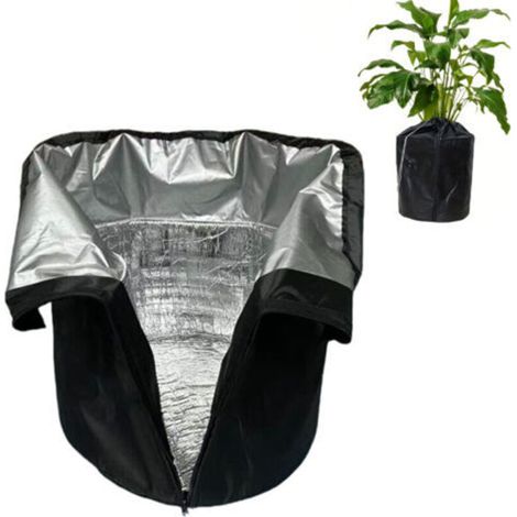 Protections thermiques pour plantes, protection hivernale pour plantes en pot, protection contre le froid, protection contre le gel, sac de protection réutilisable pour plantes en(45 x 50 cm) (1/4)