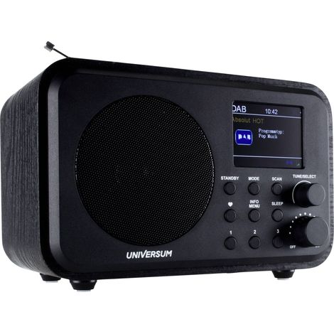 UNIVERSUM Radio DAB+ DR 300-20, batterie, Bluetooth, noir (1/5)