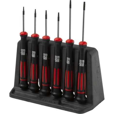 Jeu de tournevis RS PRO Précision Torx 6 pièces ( Prix pour 1 Jeu ) (1/3)