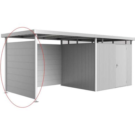 Parete laterale per tetto laterale casetta HighLine H3 argento metallizzato
