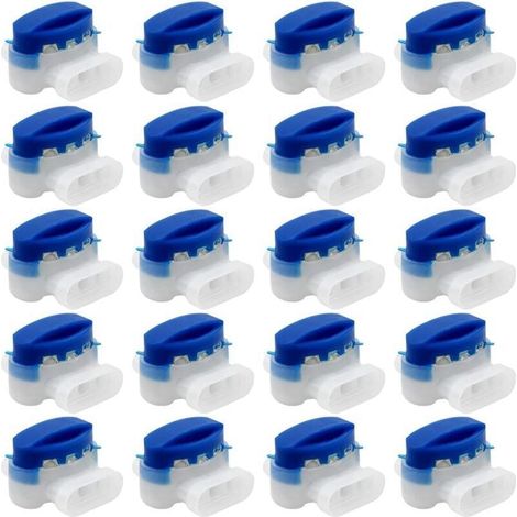 20-teiliges Kabelverbinder-Set – 314 gelgefüllte Harz-Kabelverbinder – Wasserdichte Kabelarmaturen für Garten, Roboterauto, Rasenmäher (1/4)