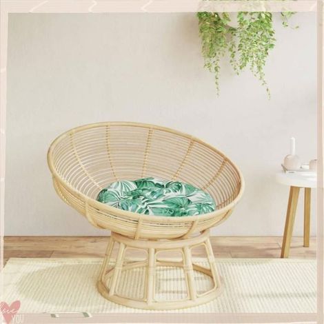 361952 Coussin rond à motif de feuilles 60 x11 cm tissu oxford (1/5)