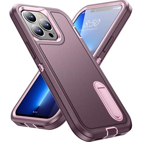 Étui antichoc ultra-résistant pour iPhone 6,1 pouces, protection de qualité militaire, protège l'écran et l'appareil photo, découpes précises pour une réactivité optimale. (1/2)