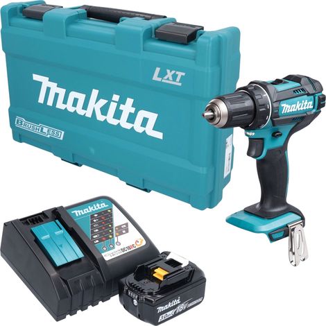 Trapano avvitatore a batteria Makita DDF 482 RF1K 18 V 62 Nm + 1x batteria da 3,0 Ah + caricabatterie + valigetta (1/5)