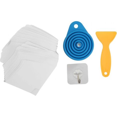 Filtre A Peinture - Entonnoir Jetable En Papier Enduit De Silicone - Pour Mélange Et Transfert De Peinture Acrylique Huile Eau - Lot De 100 (1/5)