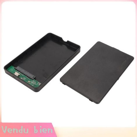 Boîtier de Disque Dur, 2.5 Pouces USB3.1 Type C 10Gbps SSD HDD Boîtier Externe en Matériel ABS avec Indicateur LED, pour OS X (1/4)