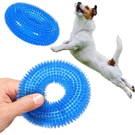 Rundes, quietschendes Gummispielzeug für Hunde (1/5)