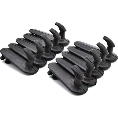 Lot de 10 crochets de fixation pour tapis de sol de voiture pour Corolla Camry Crown Rivet Auto Antidérapant (1/5)