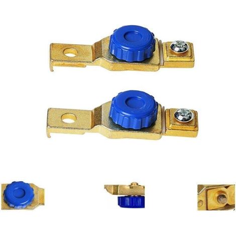 KZQ Interruptor de corte de batería para motocicleta, aislador de batería de 12 V y 80 A para motocicleta, coche y camión (paquete de 2) (1/3)