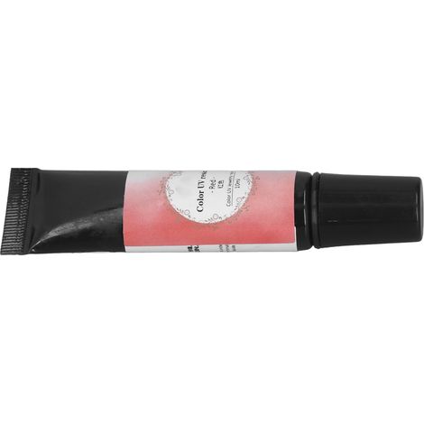 Résine époxy UV multicolore pour emballage DIY, facile à extruder, tube de résine époxy UV pour loisirs créatifs, rouge. (1/5)