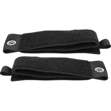 Lot de 2 sangles de rangement réutilisables pour vélo, avec fermeture auto-agrippante, pour câbles et fils. (1/5)