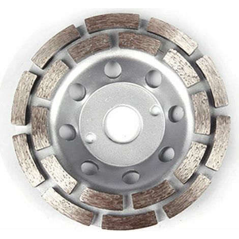 Disco de corte de diamante universal de alta calidad para pulido de hormigón, 125 x 22,2 mm, PDX829.025, doble hilera (1/5)
