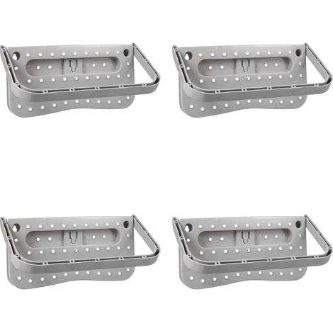 Étagère à chaussures - 4 pièces - Porte-chaussures pliable - Organisateur de chaussures - Système de rangement pour chaussures - Idéal pour la maison, les résidences étudiantes et les camping-cars - F (1/5)