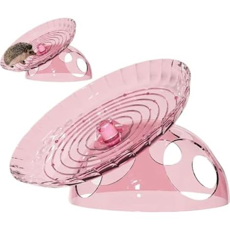 Roue pour hamster - Soucoupe d'exercice avec abri (1/5)