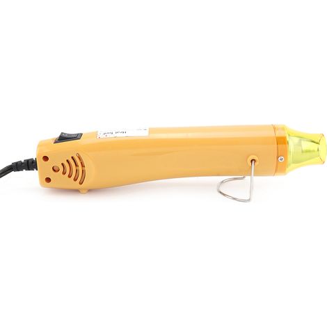 Pistolet à air chaud électrique 300 W pour gaufrage et chauffage multi-usages (Jaune UE 220 V)