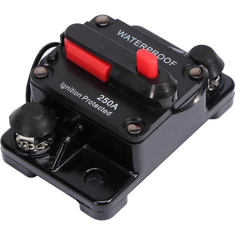 Disjoncteur à réarmement manuel 250 A, disjoncteur commutable 50 A-7.60X4.60X4.00CM-Black