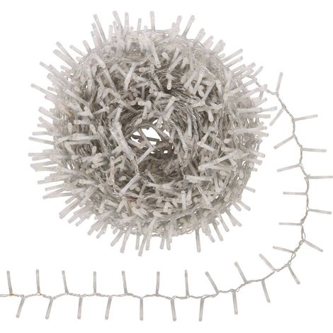 Guirlande lumineuse cluster d'extérieur 30 m 1500 LED blanc chaud 13 fonctions sur secteur - Atmosphera créateur d'intérieur (1/5)