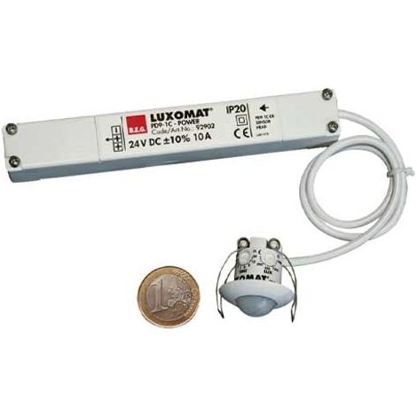 PD91CFPBL – Détecteur de mouvement 1 canal blanc – Champ de détection 360° – Pour faux plafond – 1000W cos 1/500VA cos 0.5 – B.E.G