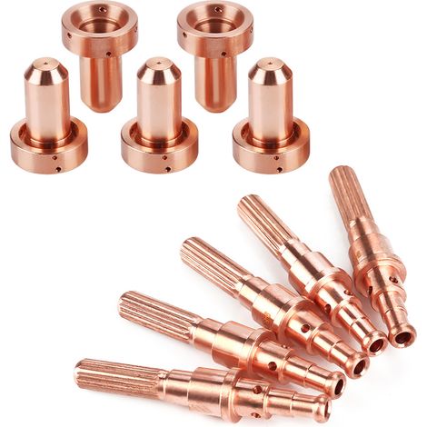 5 électrodes 9-8215 et 5 buses 9-8210 pour torche plasma Thermal Dynamics SL60/100 (1/5)