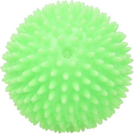 Pelota para Perros erizo con sonido 6 cm Verde (1/3)