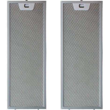 Filtre à maille métallique aspirateur 1 paire filtre à graisse pour hotte aspirante en aluminium découplable anti odeur cuisine (1/5)