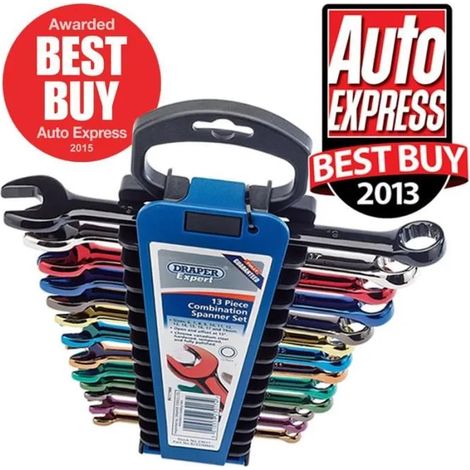 Llaves Draper Tools hi-torq 13 piezas acero cromo vanadio
