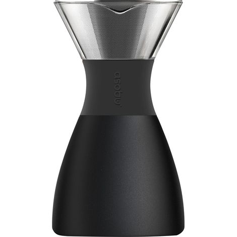 Asobu Pourover Kaffeemaschine Schwarz 900 ml Edelstahl