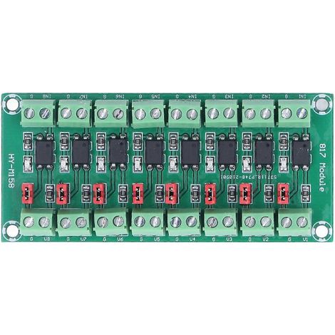 Carte d'isolation pour optocoupleur, pilote 8 canaux, module photoélectriquement isolé 817, 3,6–30 V