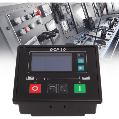 Contrôleur de groupe électrogène diesel DCP-10, module de commande intelligent, écran d'affichage 8-35 V (1/5)