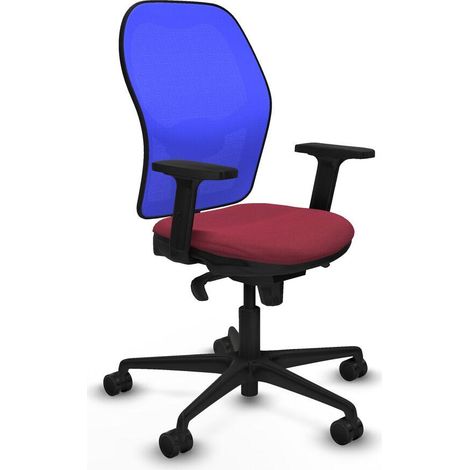 Piqueras y Crespo 2D036N0 Silla de oficina granate confortable (1/3)