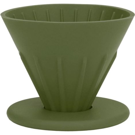 Tragbare Kaffeemaschine, faltbarer Silikonfilter für Zuhause, Reisen, Büro und Wandern – ideal für frischen und natürlichen Kaffee (1/4)