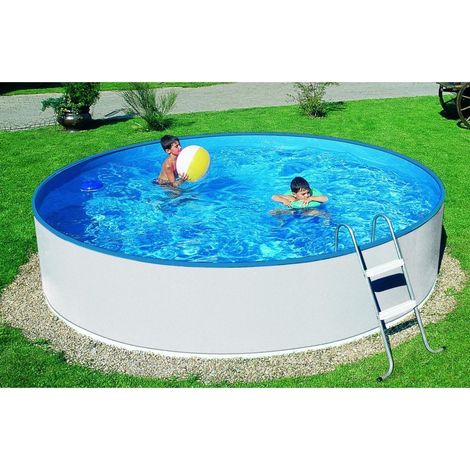 Piscina rotonda 100 baby safety Azuro blu 3 6 metri