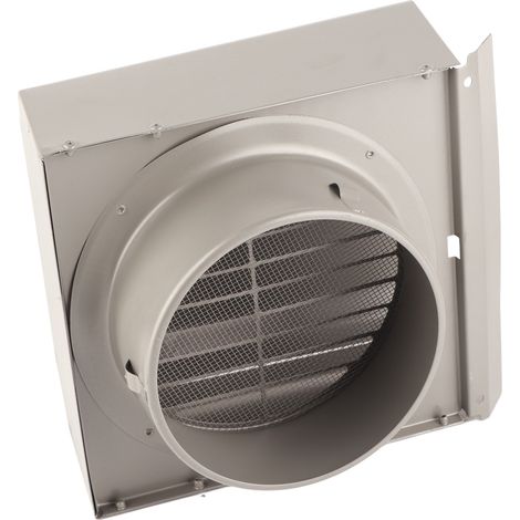 Chapeau de conduit de ventilation mural en acier inoxydable pour hotte aspirante, diamètre du tuyau : 150 mm