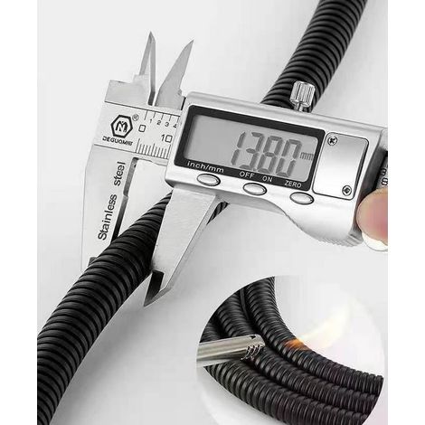Tuyau de douche flexible en acier inoxydable 1 pièce 1,5 m, raccords en laiton, tuyau de pommeau de douche anti-torsion, tuyau de douche flexible - noir (1/3)