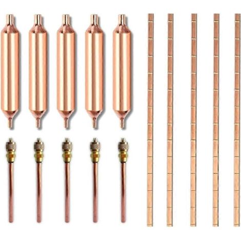 Pièces de rechange pour filtre déshydrateur, vannes d'accès, baguette de brasage en cuivre, kit d'entretien (1/5)
