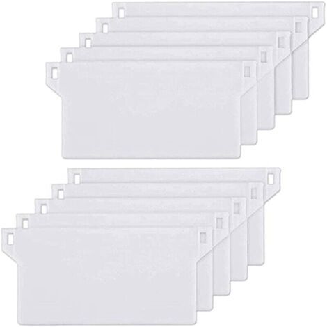 10 pièce Californie Aveugle Poids Plaque Poids Stores Verticaux Poids Plaque Aveugle Vertical Latte 127mm Blanc Pièce De Rechange (1/5)