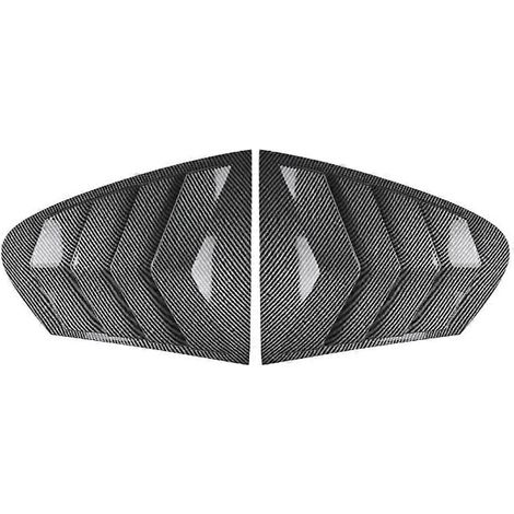 Garniture de volet de lunette arrière, persienne latérale, garniture d'aération pour BMW Série 5 F10 525i 530i (2011-2017) en fibre de carbone (1/5)