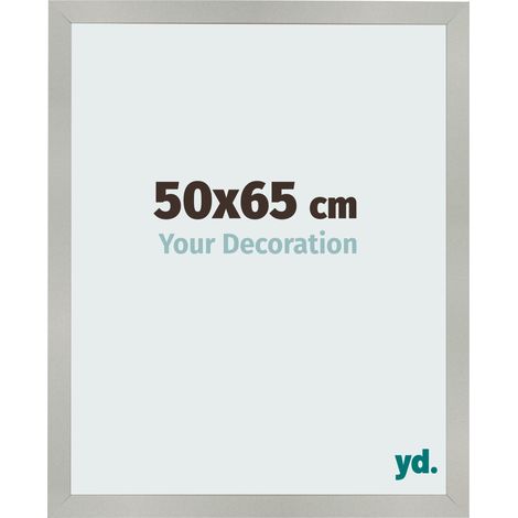 yd. - Cadre photo 50x65 - Argent Mat - MDF - Bologna (1/5)