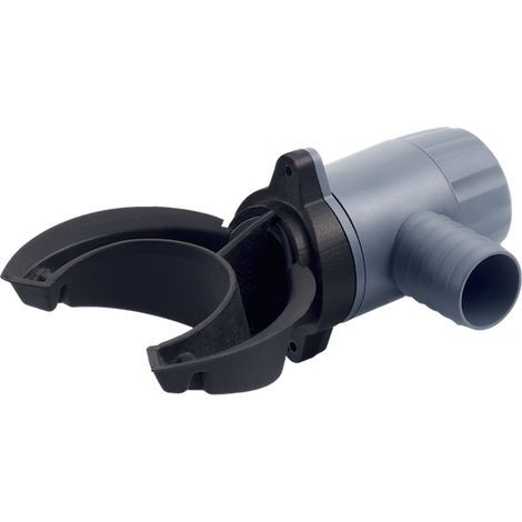 Garantia – Collecteur eau de pluie Speedy Eco pour gouttière ronde DN 80-100 – Montage rapide sans découpe – Débit régulé 1" (25 mm) – Couleur gris