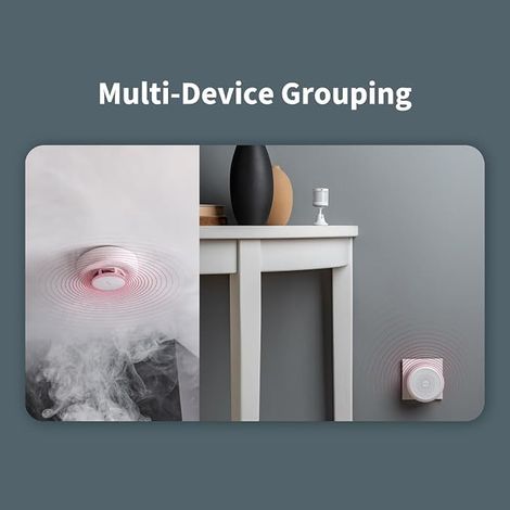 Détecteur de Fumée Connecté, Nécessite Zigbee 3.0