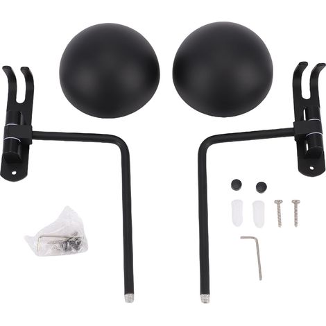 Support Casque Aluminium Espace Rotation 180° Mural – Présentoir Moto Double Crochets Manteau Chapeau Sac (1/4)